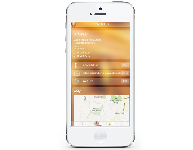 iPhone App For Restaurant in Leeds